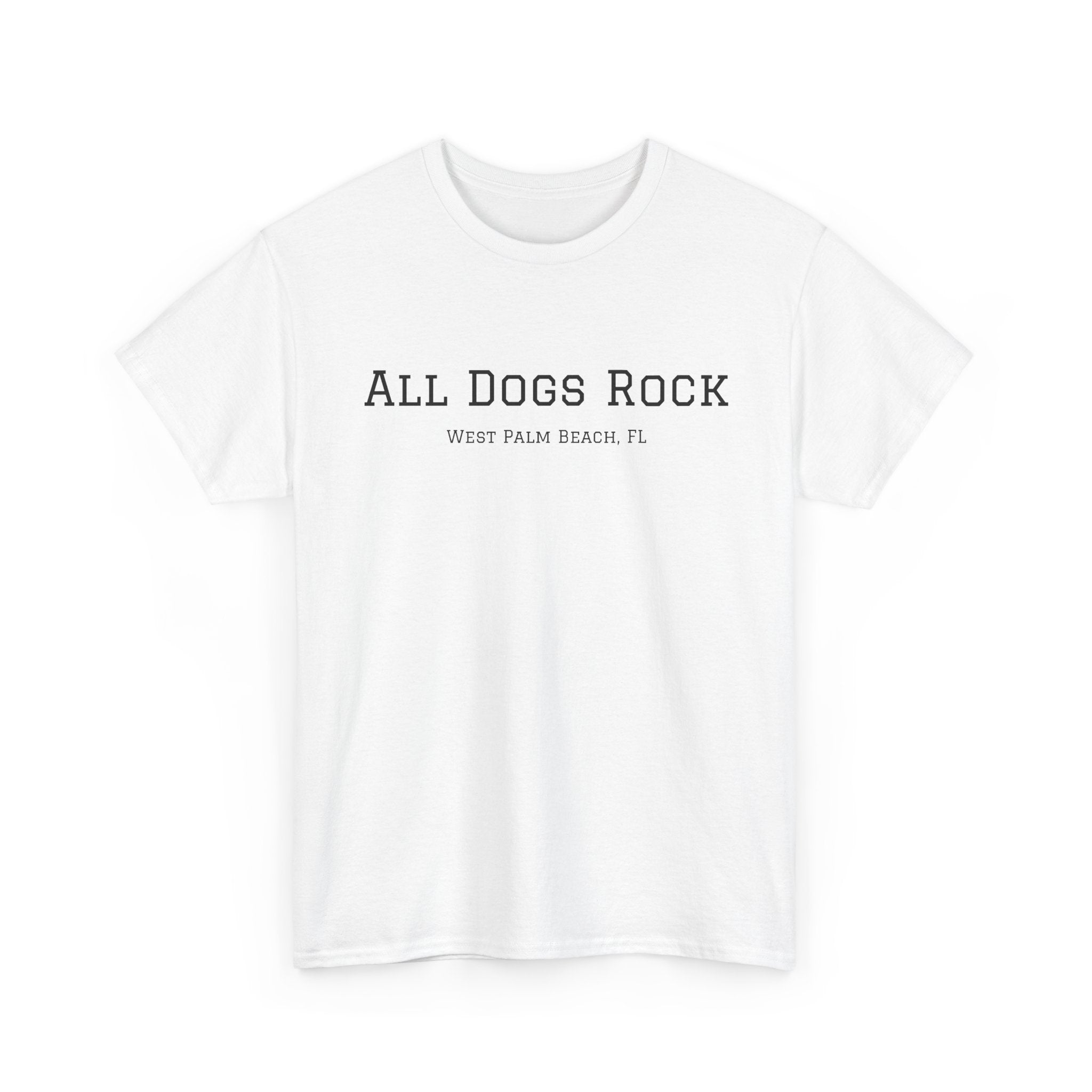 All Dogs Rock T-Shirt — Cute Dachshund Portrait Tee (Custom Name)