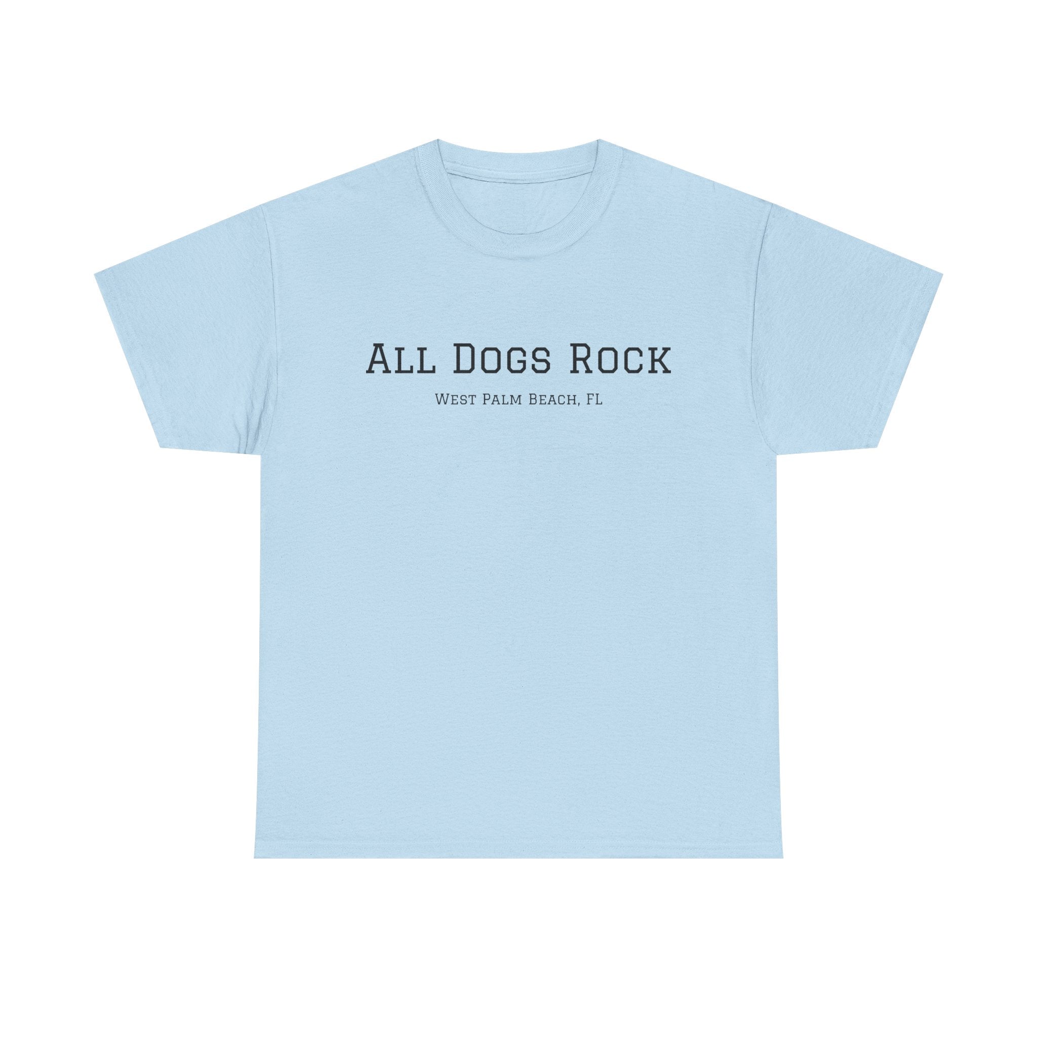 All Dogs Rock T-Shirt — Cute Dachshund Portrait Tee (Custom Name)