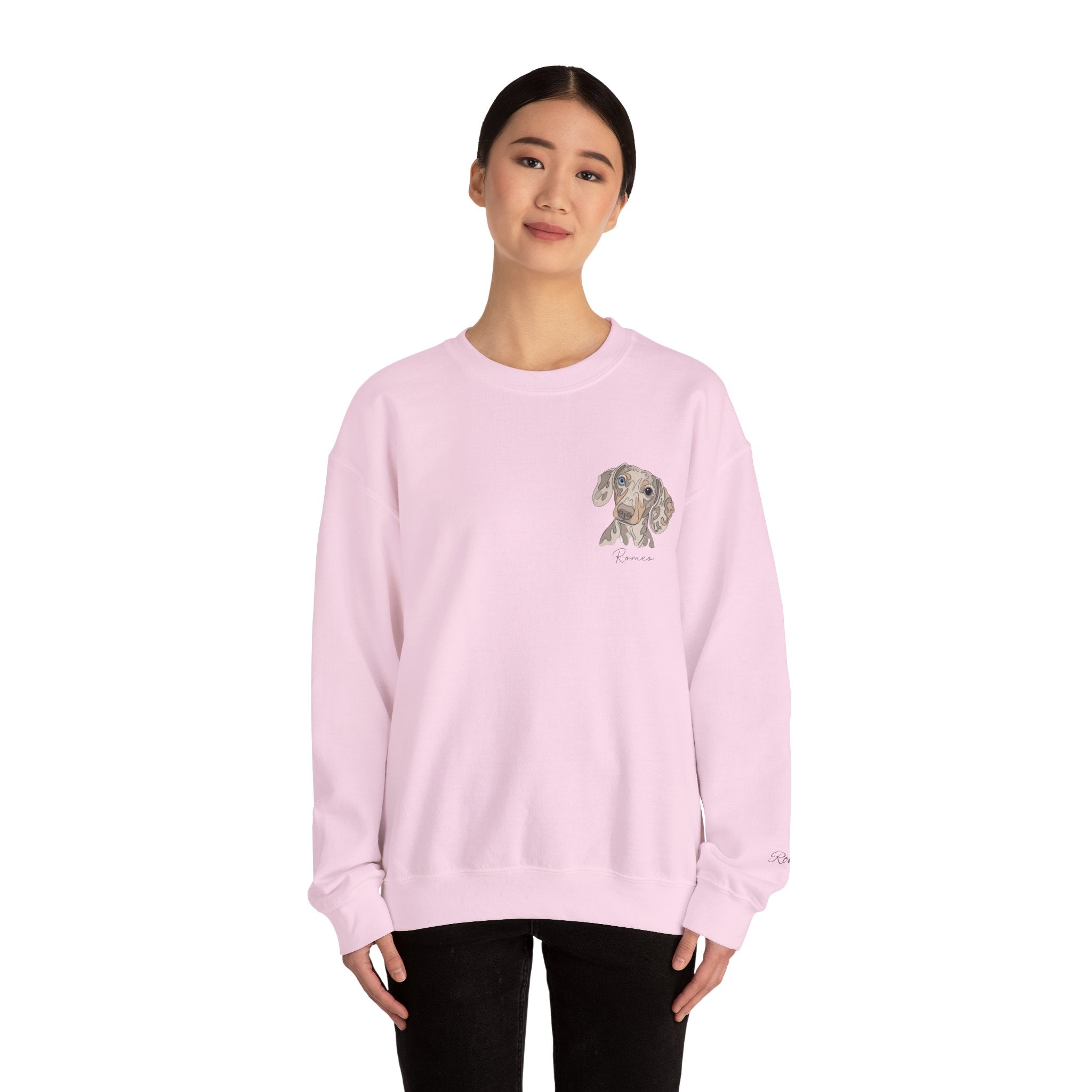 Dachshund Portrait Crewneck Sweatshirt
