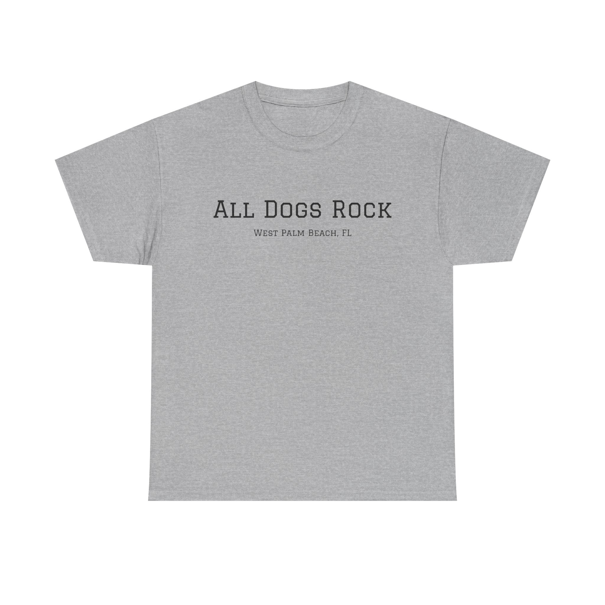 All Dogs Rock T-Shirt — Cute Dachshund Portrait Tee (Custom Name)