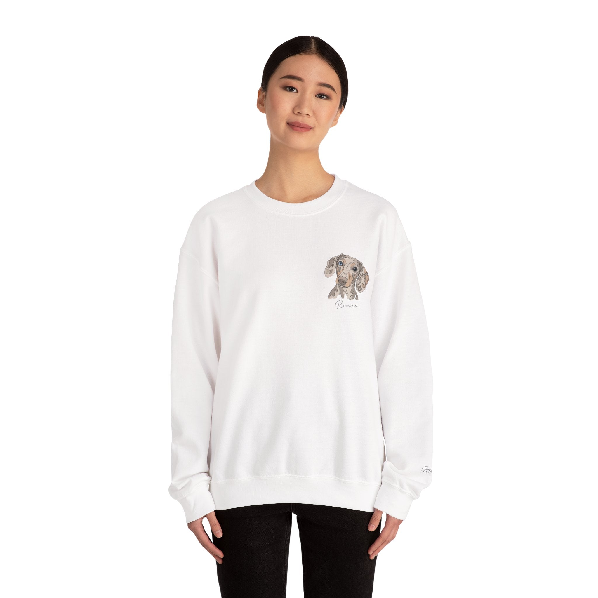 Dachshund Portrait Crewneck Sweatshirt