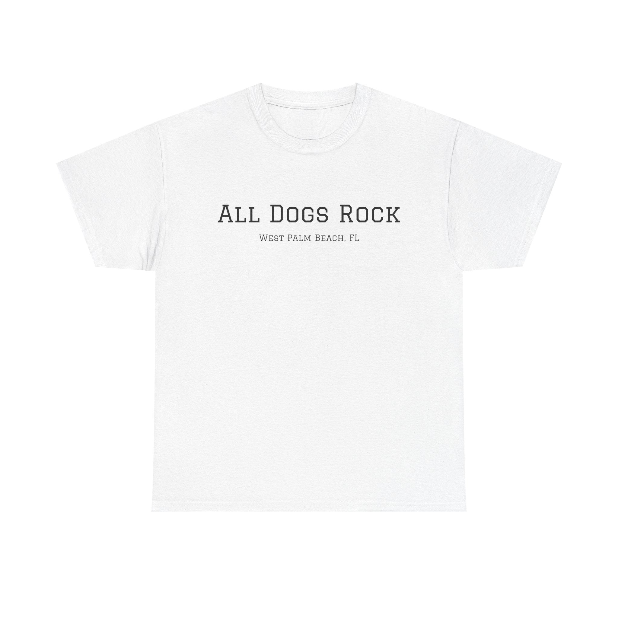 All Dogs Rock T-Shirt — Cute Dachshund Portrait Tee (Custom Name)