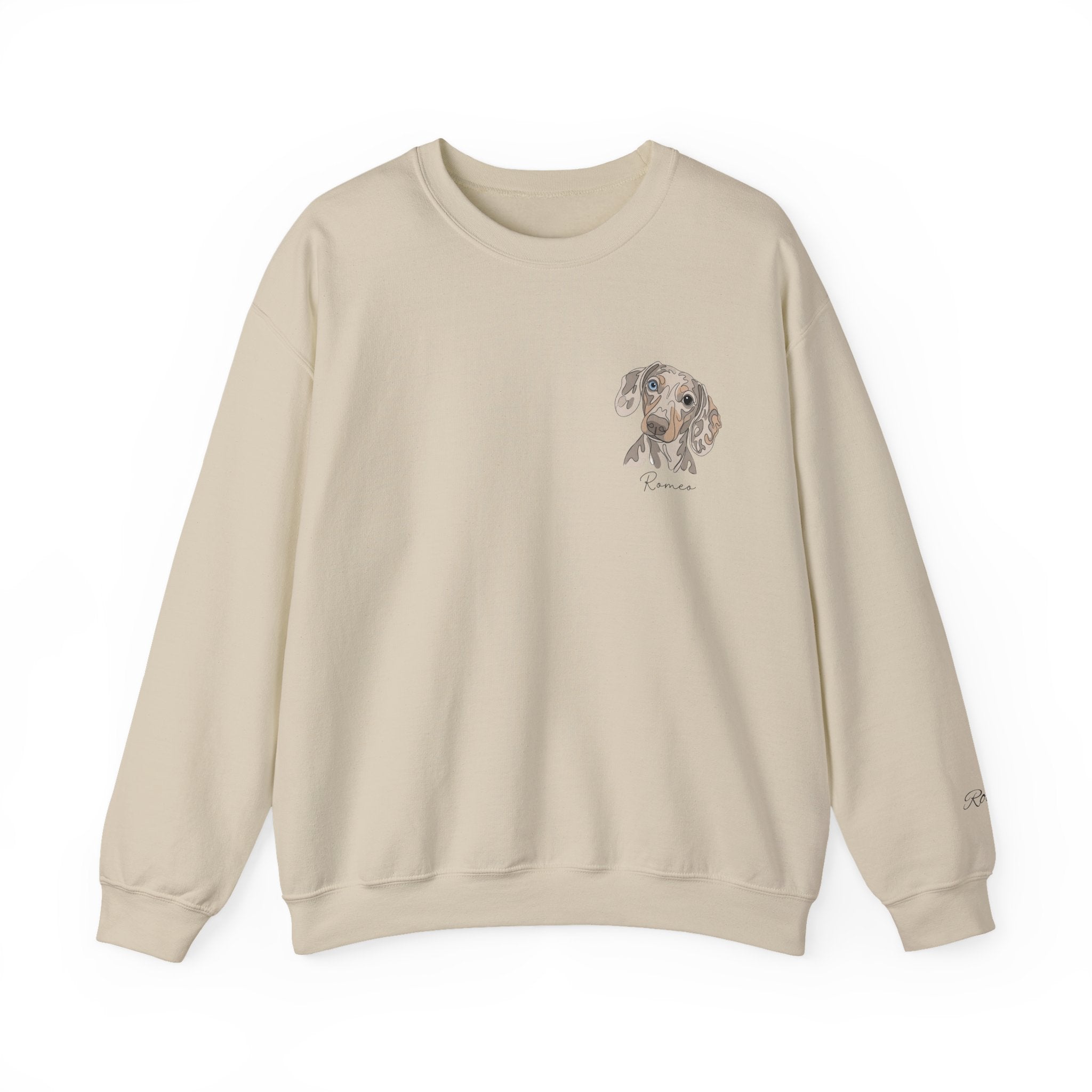 Dachshund Portrait Crewneck Sweatshirt