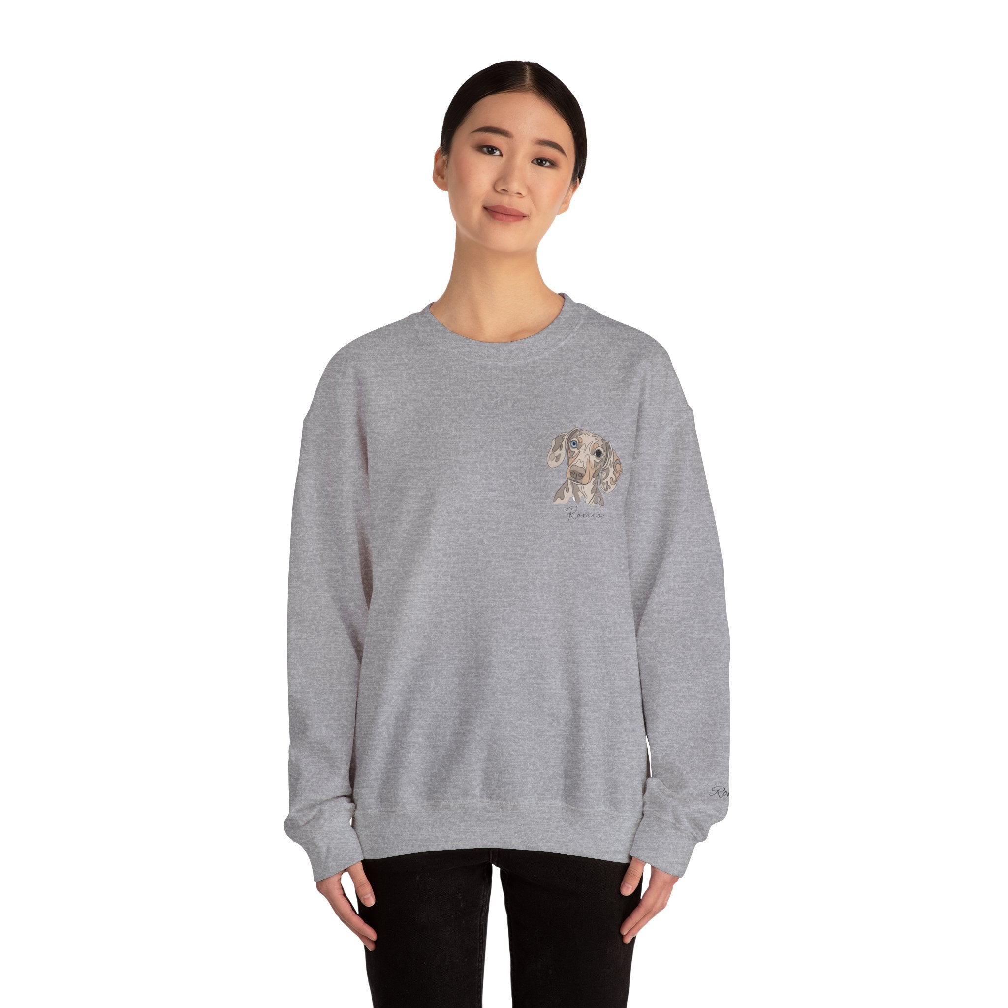 Dachshund Portrait Crewneck Sweatshirt