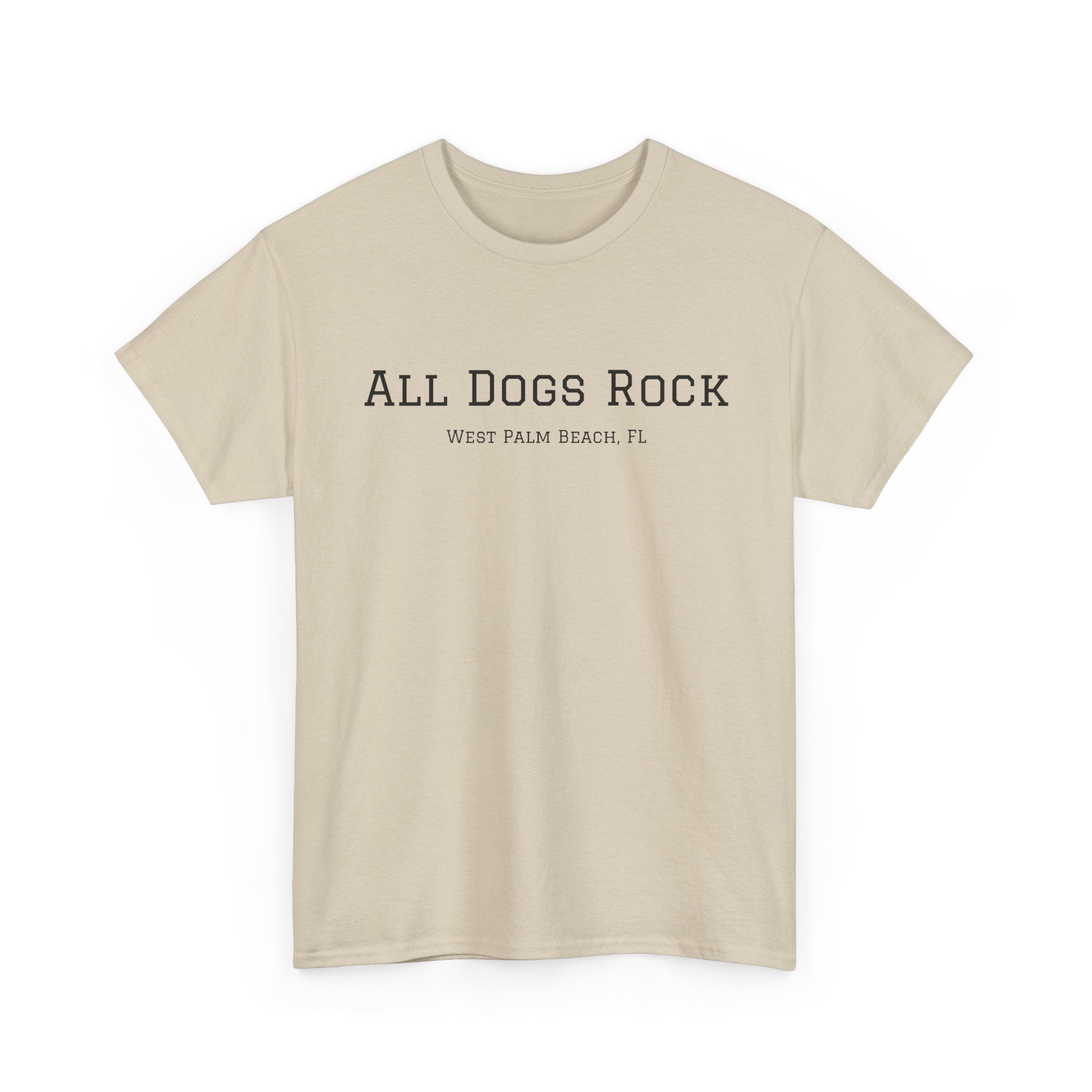 All Dogs Rock T-Shirt — Cute Dachshund Portrait Tee (Custom Name)