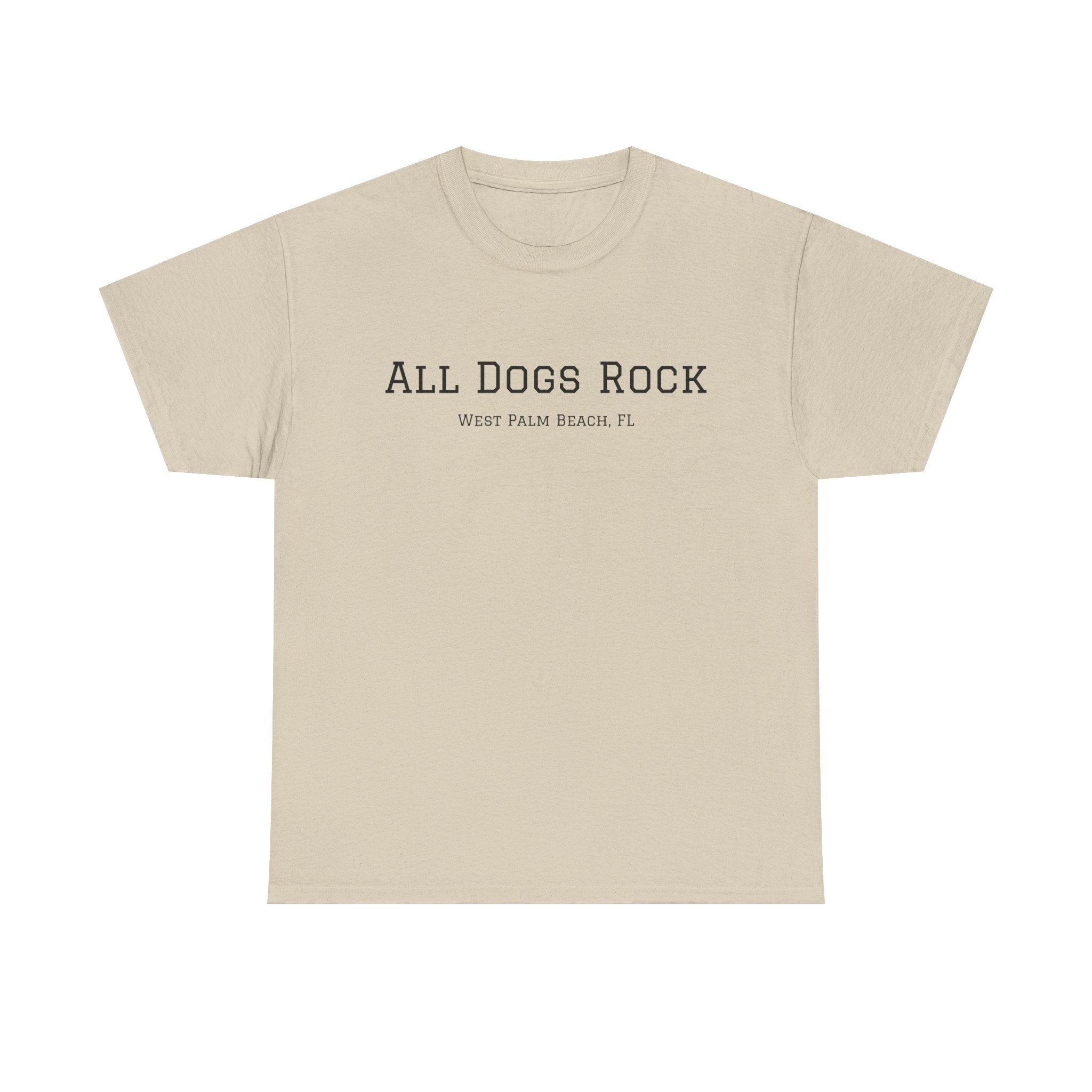 All Dogs Rock T-Shirt — Cute Dachshund Portrait Tee (Custom Name)