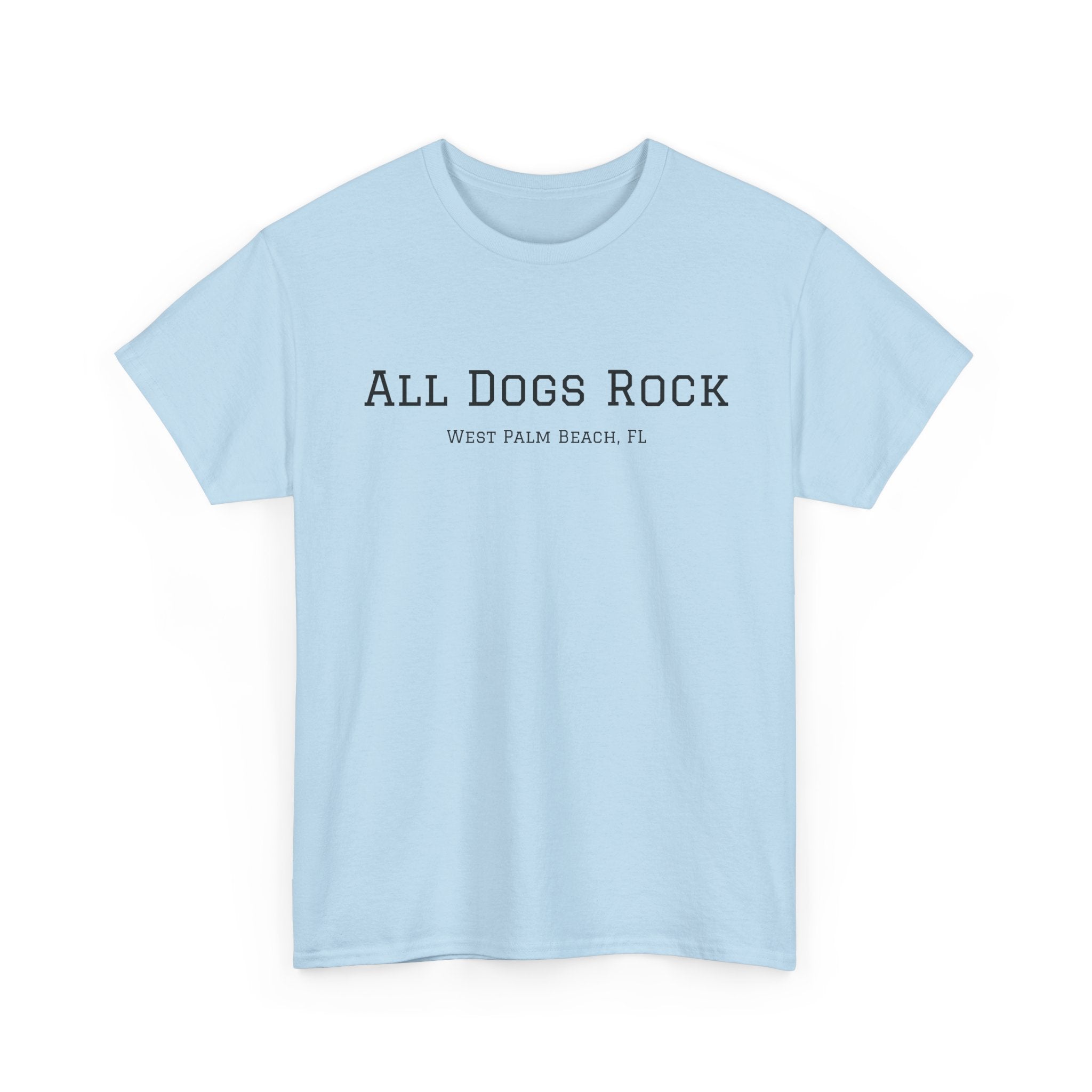 All Dogs Rock T-Shirt — Cute Dachshund Portrait Tee (Custom Name)