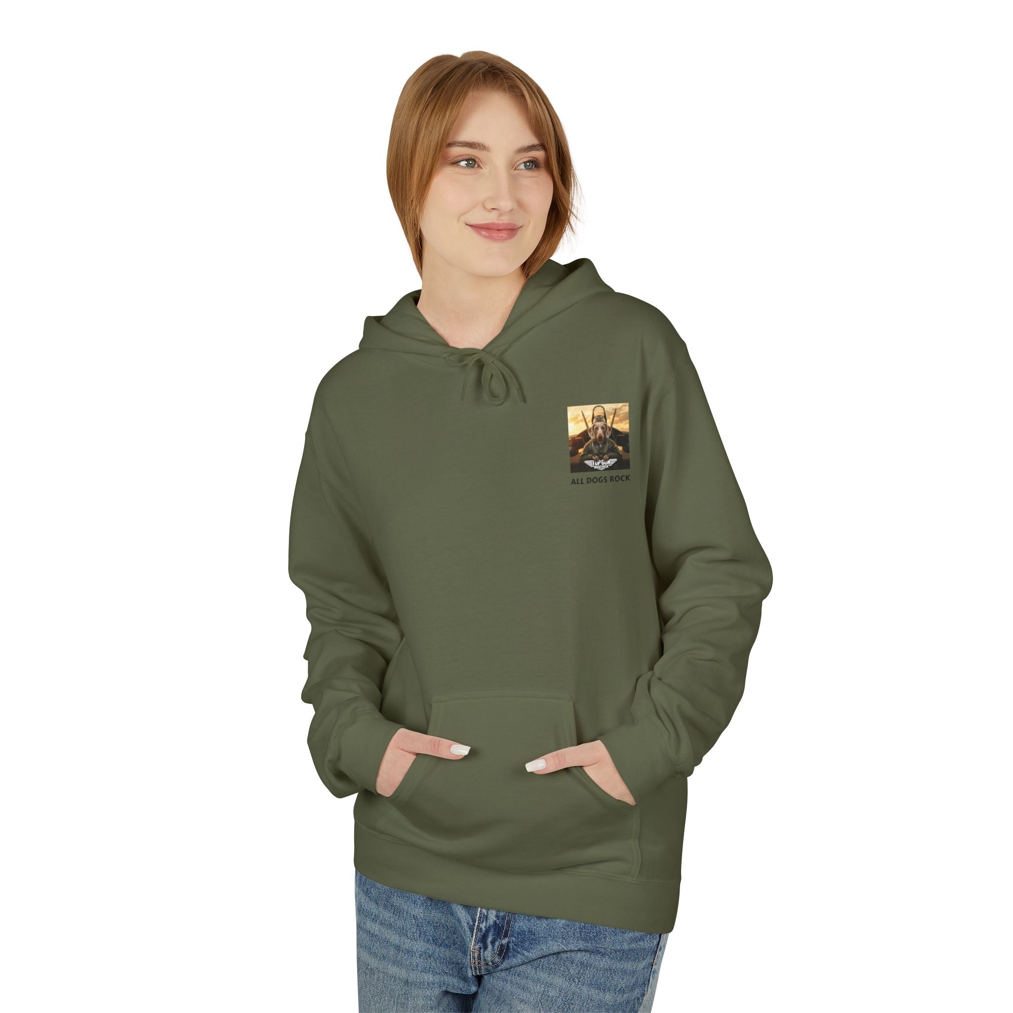 Top Gun Maverick 'Lieutenant Romeo' Hoodie - Dog Movie Poster Pullover