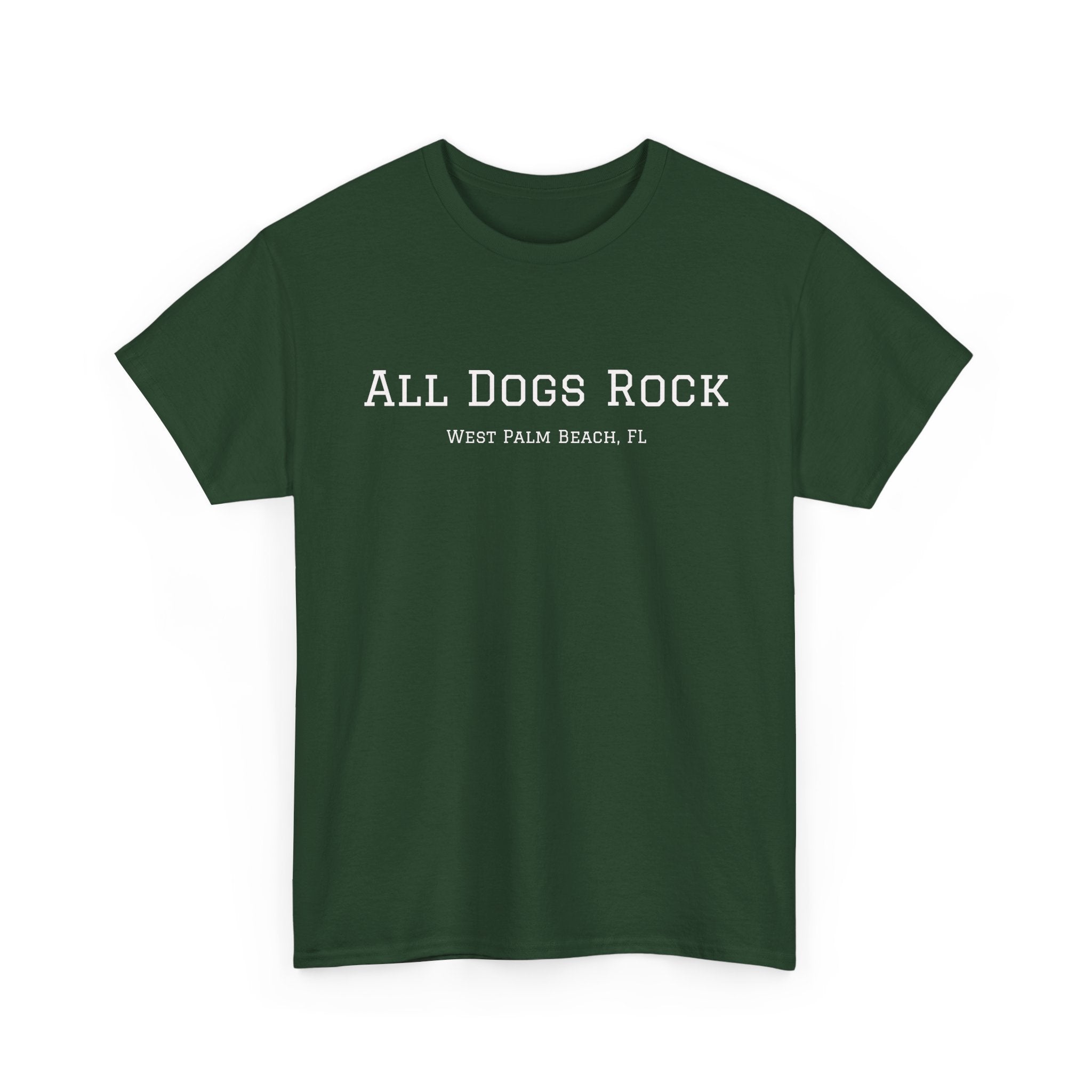 All Dogs Rock T-Shirt — Cute Dachshund Portrait Tee (Custom Name)