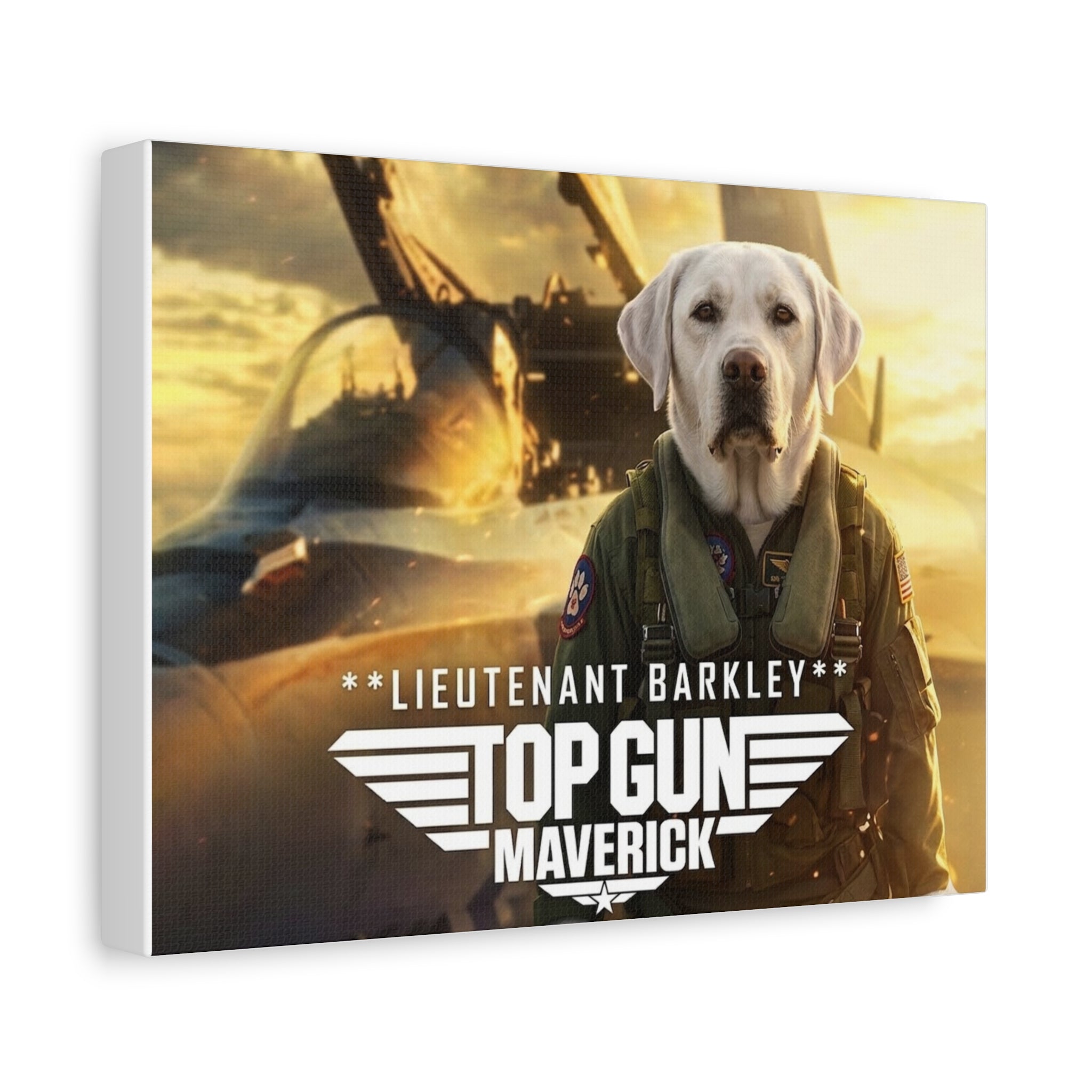Top Gun Maverick 'Lieutenant Barkley' Canvas Wall Art