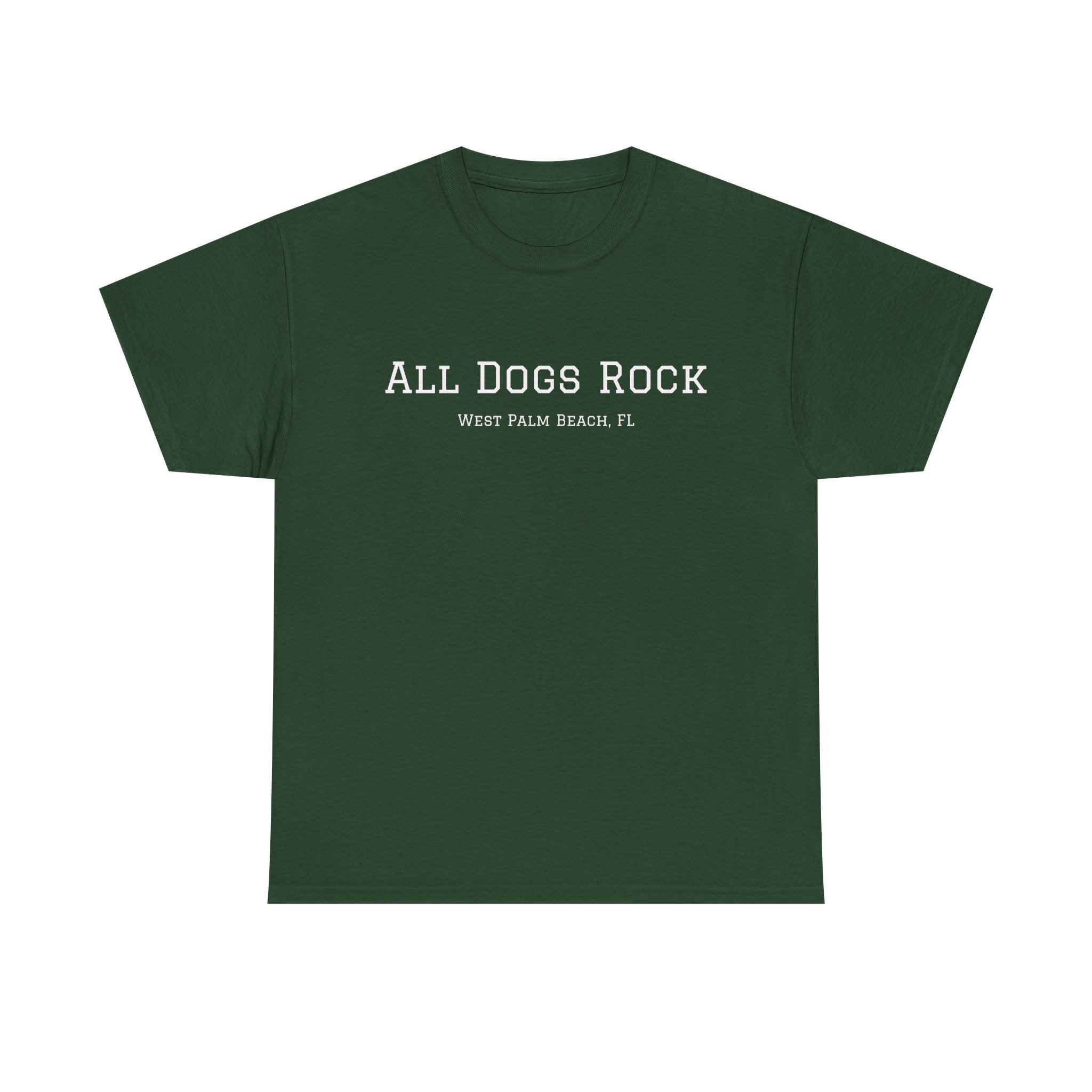 All Dogs Rock T-Shirt — Cute Dachshund Portrait Tee (Custom Name)