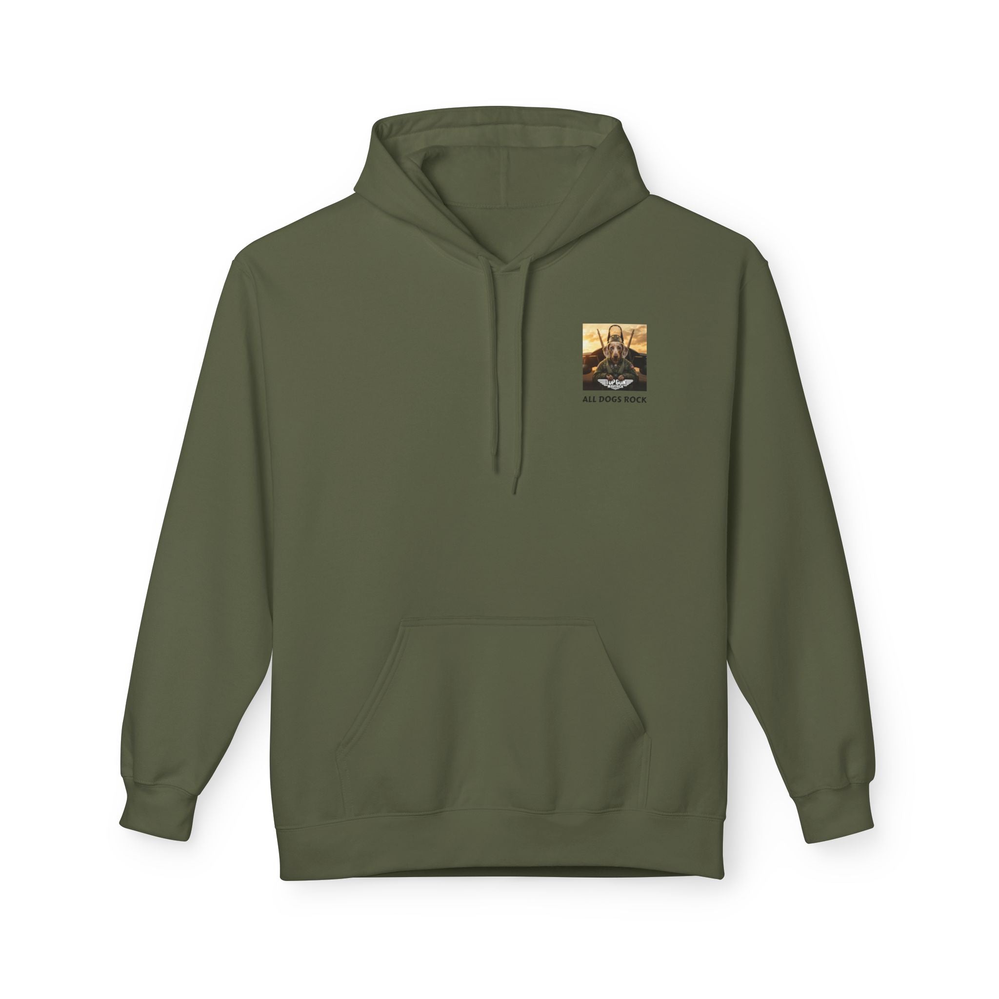 Top Gun Maverick 'Lieutenant Romeo' Hoodie - Dog Movie Poster Pullover