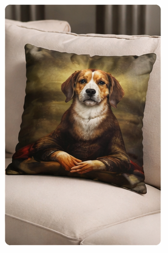 Custom Pet Portrait Pillow